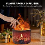 MINGPINHUIUS volcán difusor-efecto-llama-roja aporta aroma suave