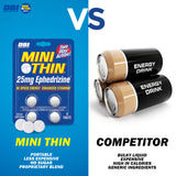 Mini Thin ingredientes energizantes para foco prolongado