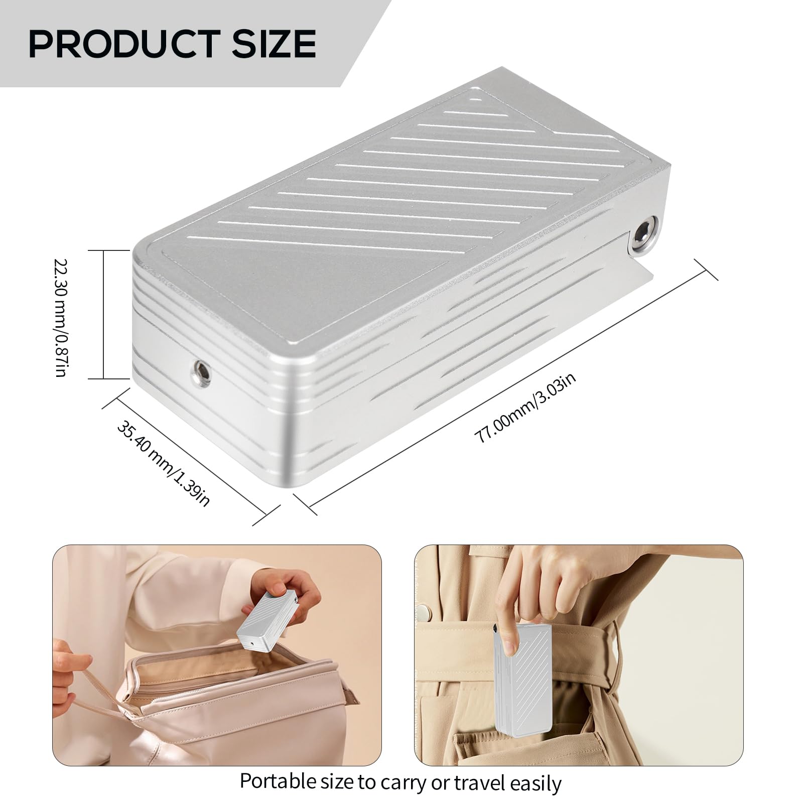 Minlen diseño ergonomico con mango antideslizante para uso cómodo.