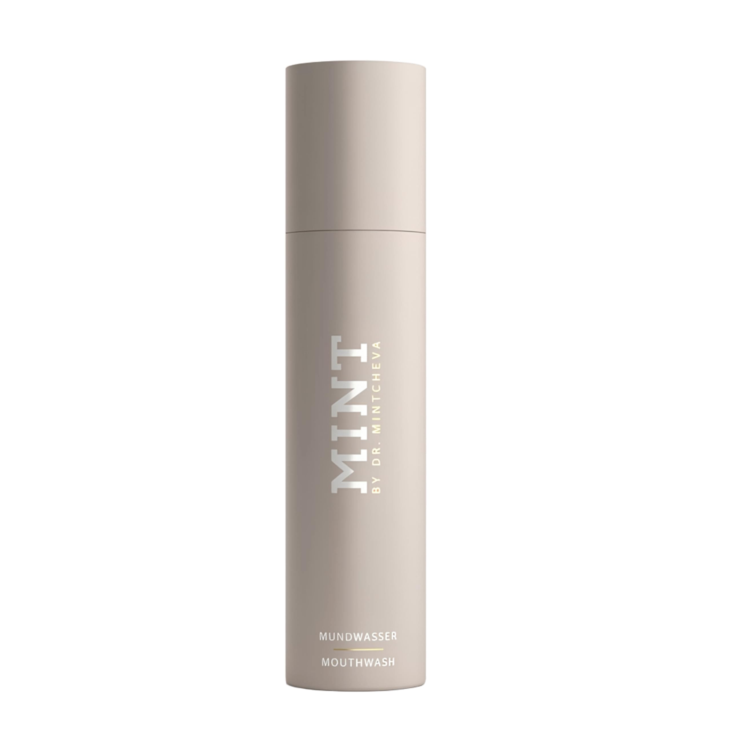 MINT BY DR. MINTCHEVA: enjuague bucal blanqueante con peróxido para sonrisa más brillante.