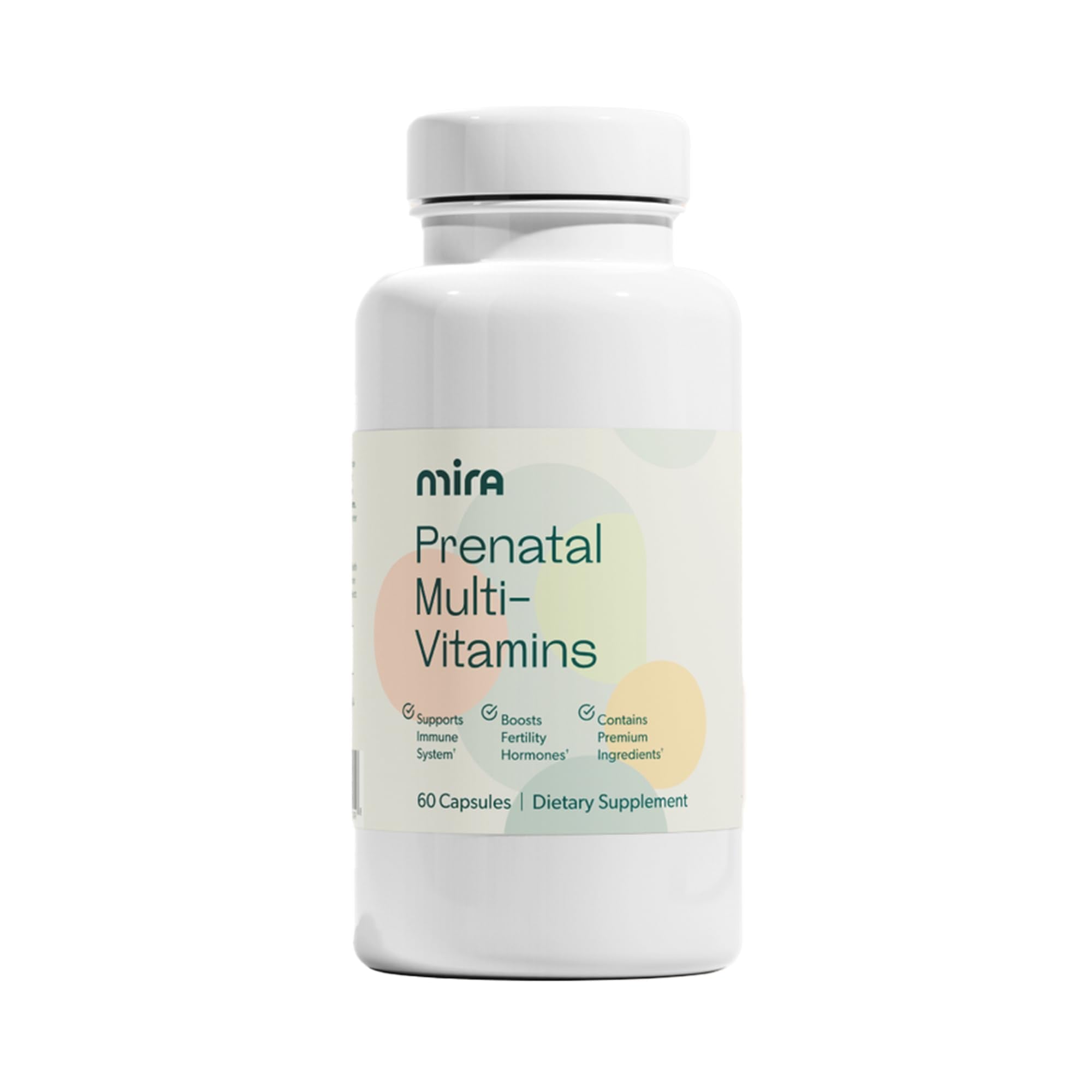 MIRA Prenatal Multivitaminas en botella, apoyo nutricional para el embarazo