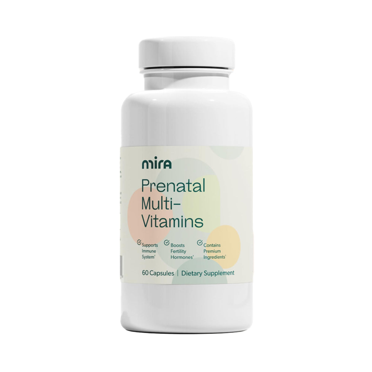 MIRA Prenatal Multivitaminas en botella, apoyo nutricional para el embarazo