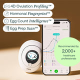 Interfaz de la Mira App para interpretar resultados de fertilidad