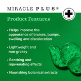 Miracle Plus aplicación en piel sensible para alivio suave