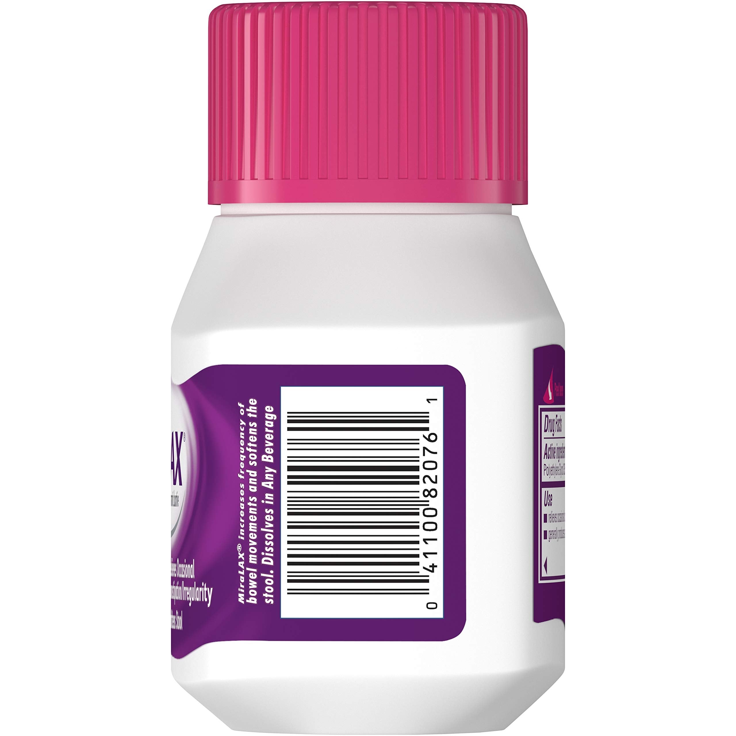 MiraLAX caja de empaque, diseño práctico para estantería