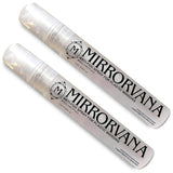 MIRRORVANA spray antivaho para espejo de ducha con dos botellas, visión clara.