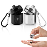 MirTouch PillPort llavero portapastillas, práctico y discreto para llevar.