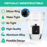 MirTouch PillPort tapa de silicona previene filtraciones y humedad.