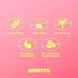 Misfits empaque 12 barras, opción práctica para la oficina