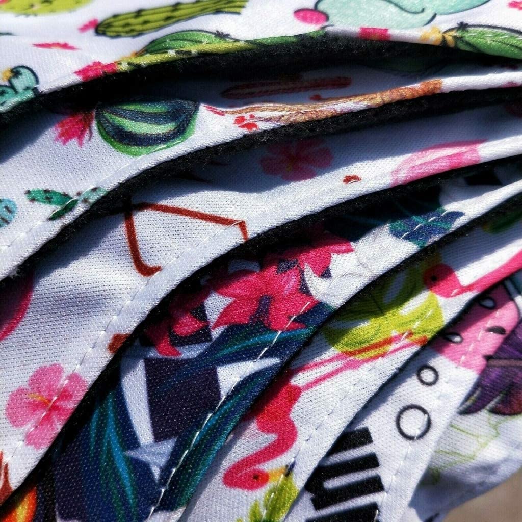 MissC2C: exterior impermeable PUL con estampado protector.