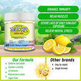Ingredientes clave de Misyvoing: D3, K2 y vitamina C para nutrición diaria.