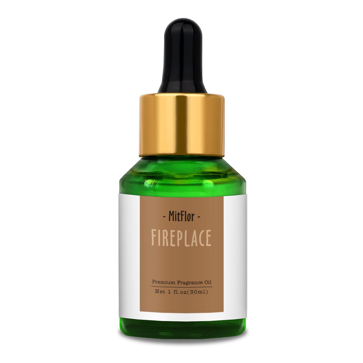 MitFlor aceite fragancia chimenea - botella, aroma cálido para difusor en casa
