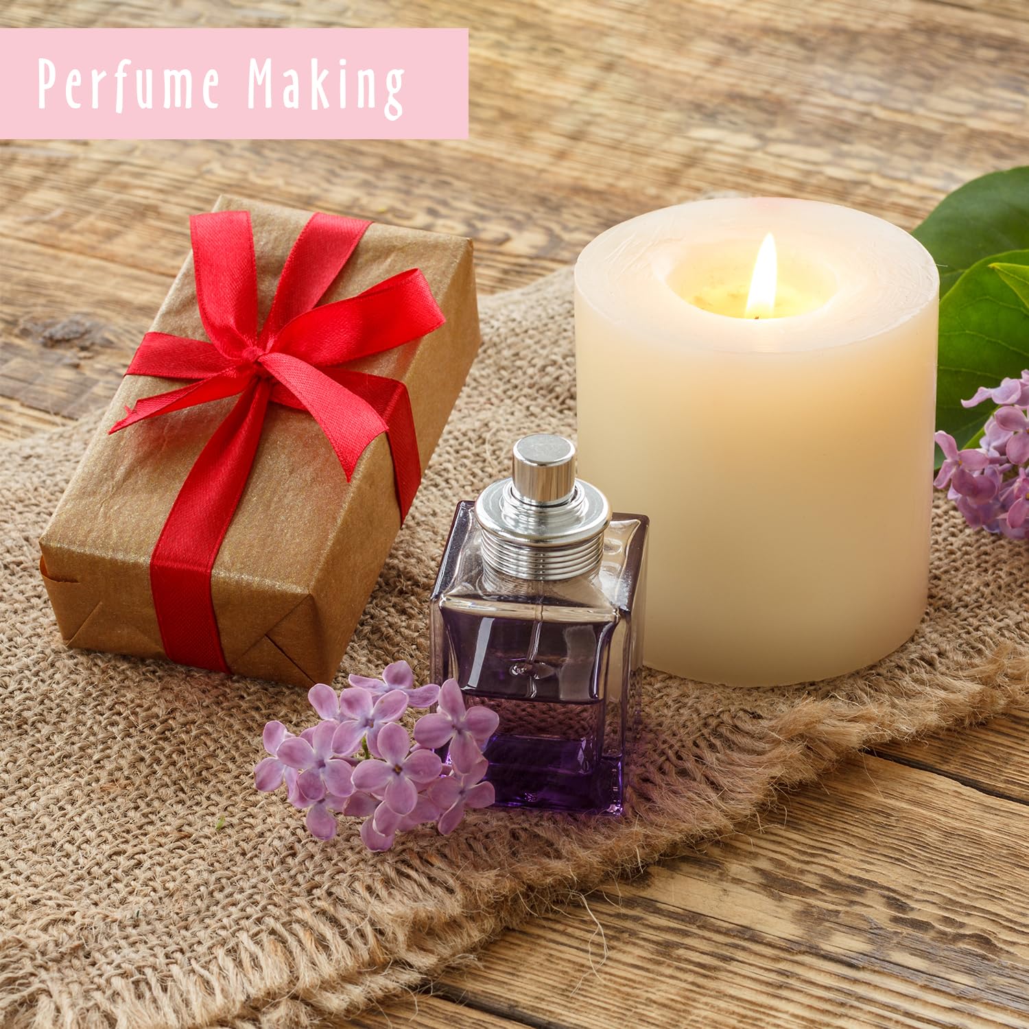 MitFlor fragancia cerezo para velas, mezcla estable y duradera.