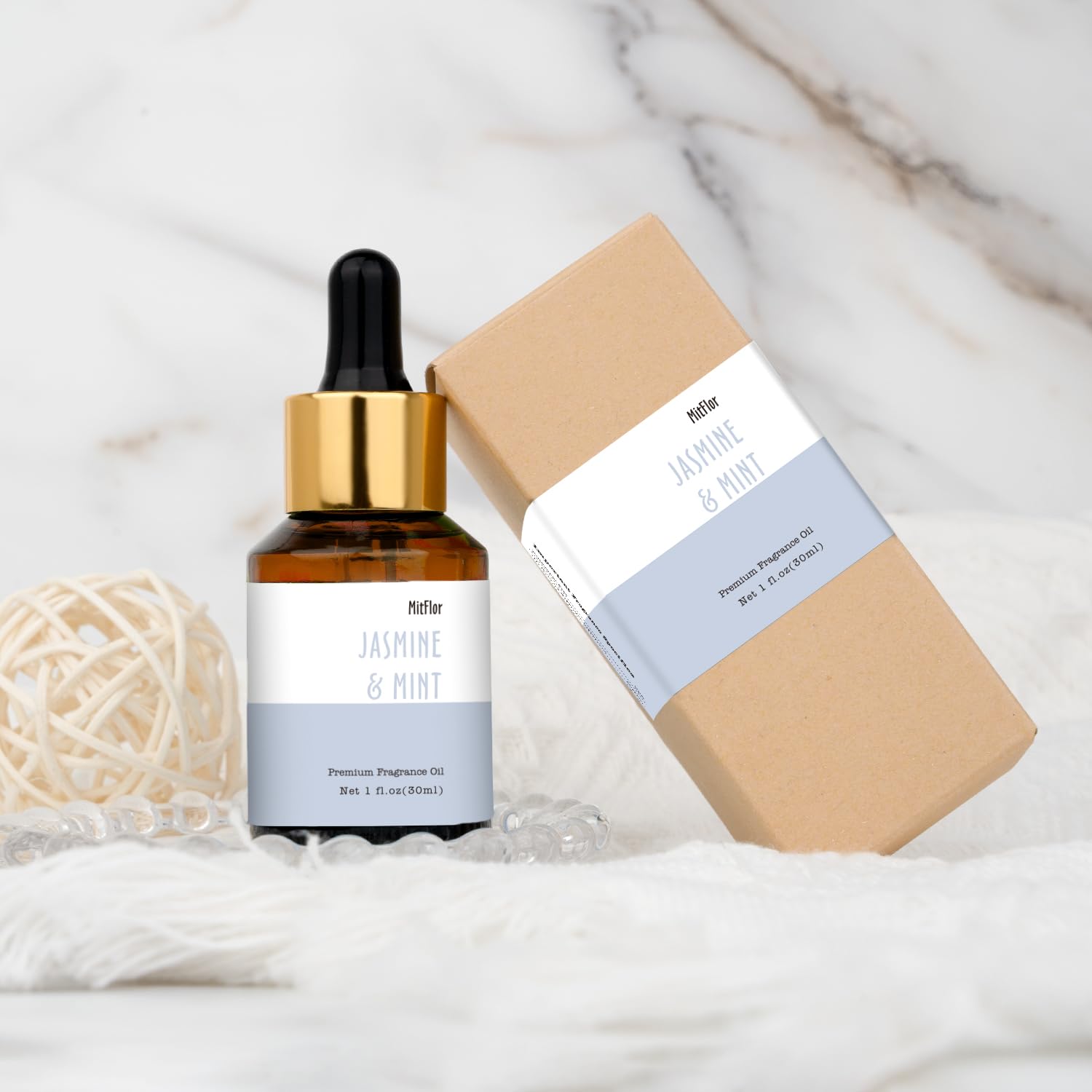 MitFlor Jazmín y Menta para aromaterapia en casa y bienestar.