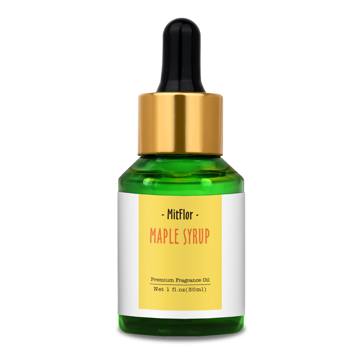 MitFlor Maple Syrup Fragrance Oil: botella protegida UV para aromas duraderos