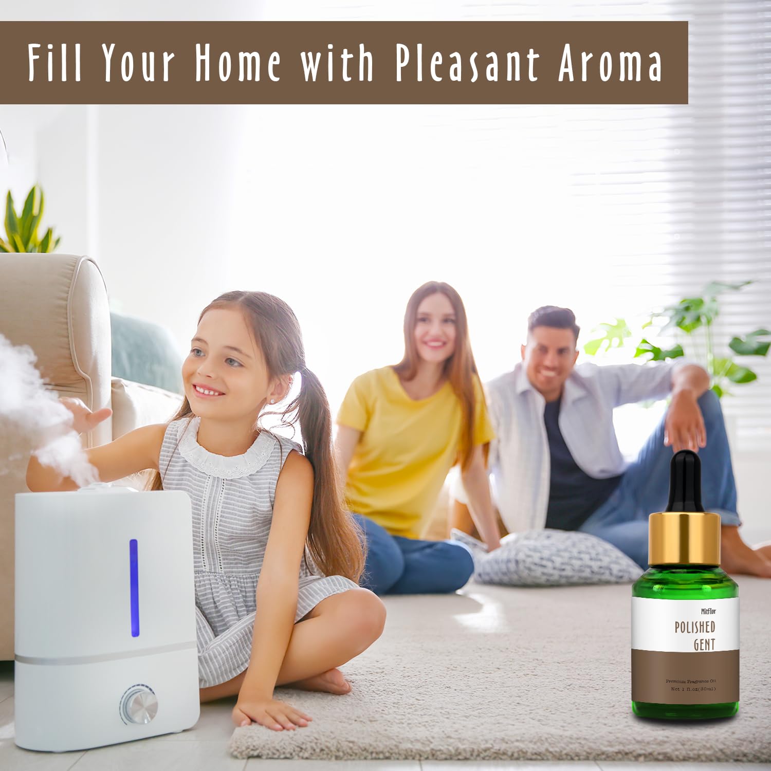 MitFlor Polished Gent, vela aromática para crear ambiente elegante.