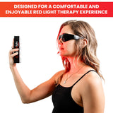 Protección ocular Mito Red Light con IR3 e IR5 para mayor comodidad.