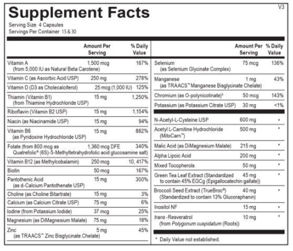 Tabletas Mitocore para mantener energía y protección antioxidante