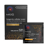MitoQ Agua Celular de Longevidad en Polvo con sabor naranja listo para empezar el día