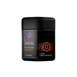 Botella de MitoQ Curcumin Longvida lista para uso diario y apoyo energético celular.