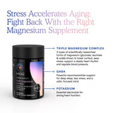 Dosis diaria de MitoQ Triple Magnesium para gestionar el estrés.