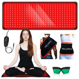 Almohadilla de MIVANI con luz roja para el cuerpo, cobertura suave y calmante.