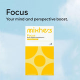 MIXHERS Focus, hidratación con L-teanina, ayuda a sostener la atención durante tareas.
