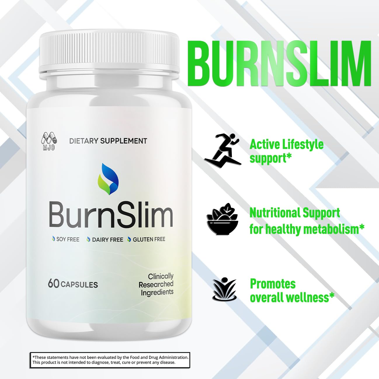 MJO Burnslim Capsules, pack 2, opción de ahorro para estilo de vida activo.