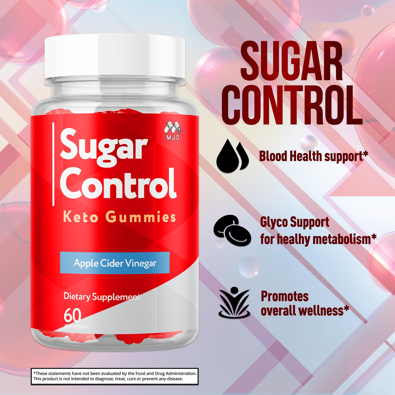 Gomitas MJO SugarControl, sabor suave para el día a día
