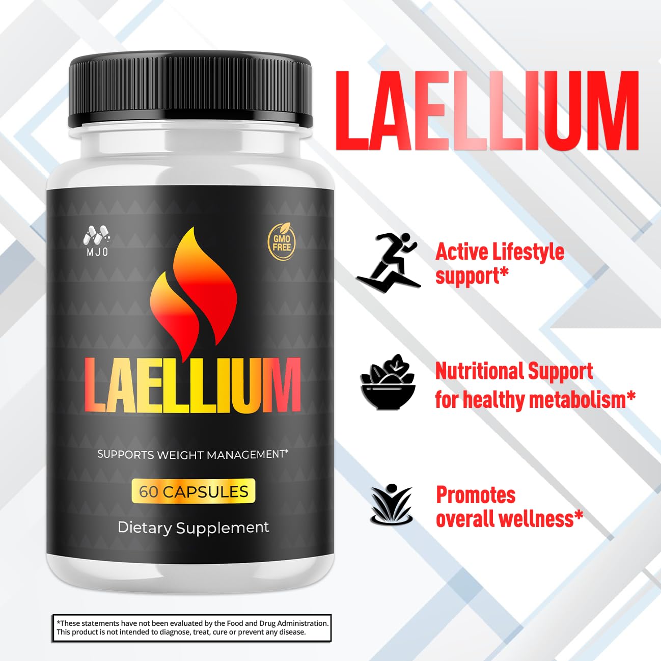 Ingredientes naturales de Laellium combinados para bienestar diario.