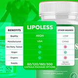 Cápsulas LipoLess de MJO, envase resistente, promueven una rutina diaria de bienestar.