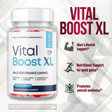 Bote abierto de Vital Boost XL mostrando las gomitas para uso diario