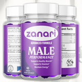 MJO Zanari gomitas: etiqueta con información de ingredientes naturales.
