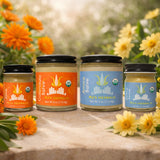 MJ's Herbals Arnica Salve 4oz, etiqueta clara para rutina diaria.