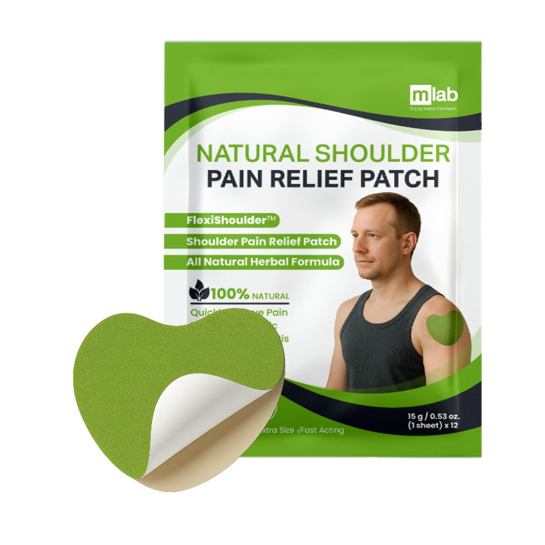 MLAB FlexiShoulder parche calor frontal: alivio localizado del hombro