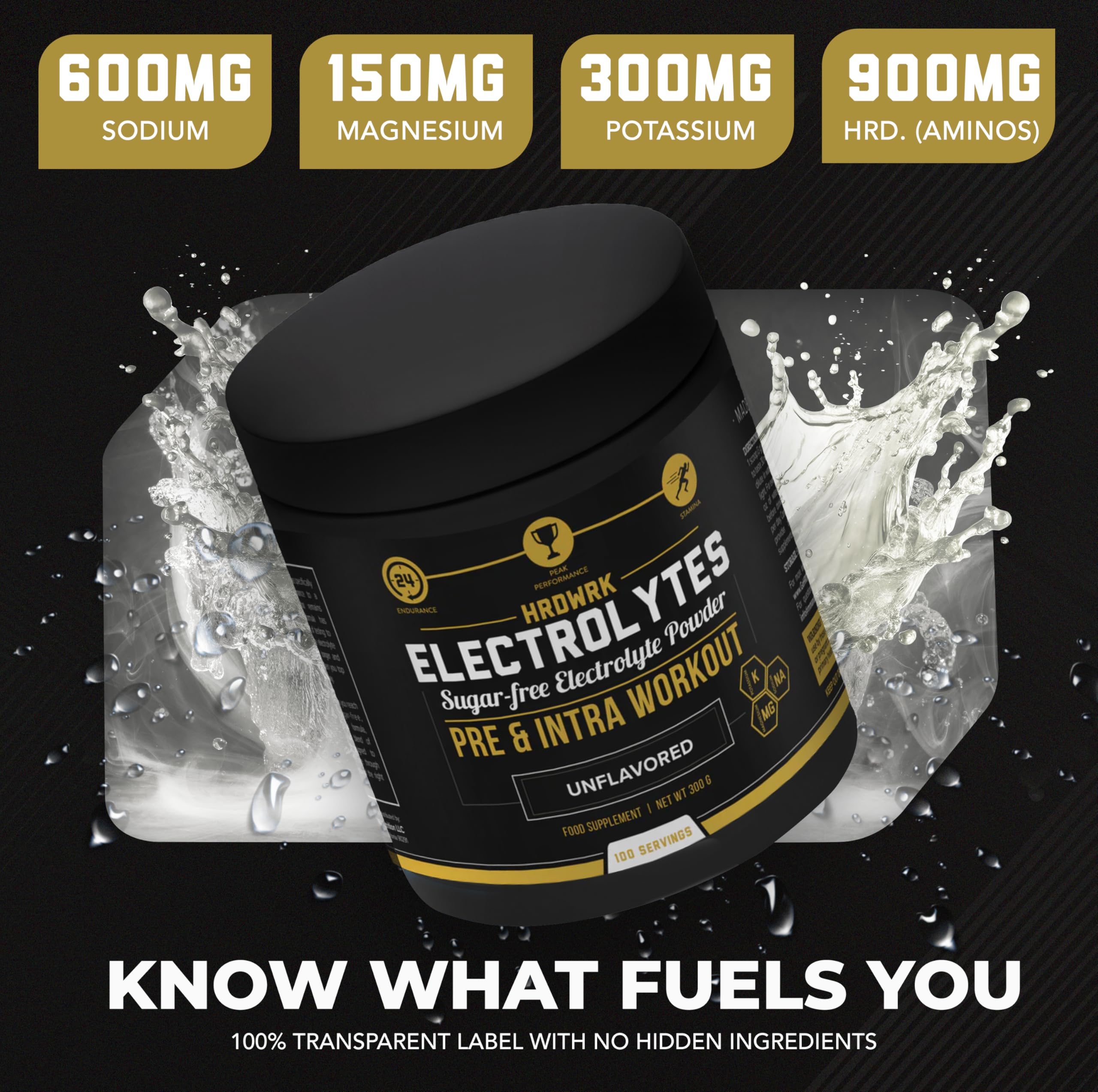 MMA Nutrition HRDWRK, cucharita medidora, facilita dosis precisas para entrenamientos prolongados.