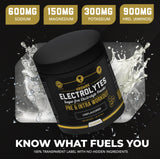 MMA Nutrition HRDWRK, cucharita medidora, facilita dosis precisas para entrenamientos prolongados.