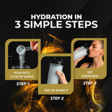 MMA Nutrition HRDWRK, detalle de empaque, fácil de incorporar a rutinas diarias.
