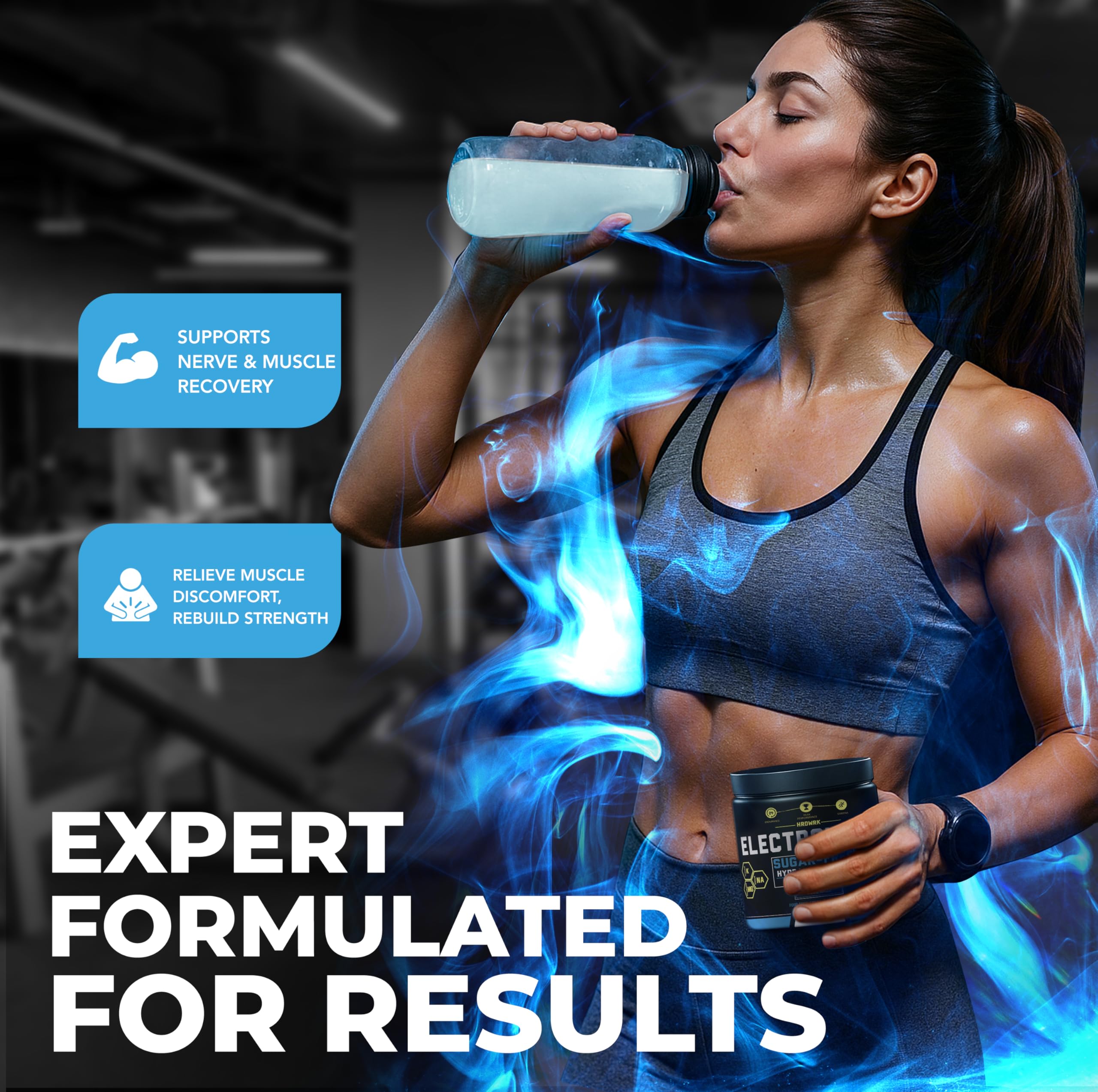 MMA Nutrition HRDWRK: sin azúcar y calorías cero para ayunos