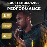 MMA Nutrition HRDWRK, tarro de polvo, favorece la hidratación en sesiones de cardio intensas.