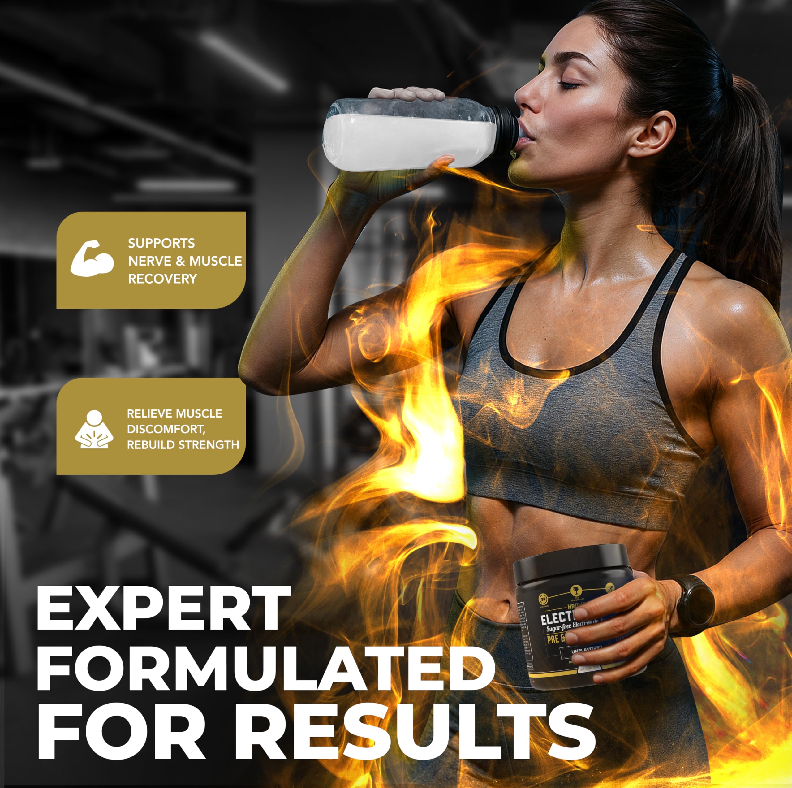 MMA Nutrition HRDWRK, vaso para mezclar, opción práctica para uso en gimnasio.