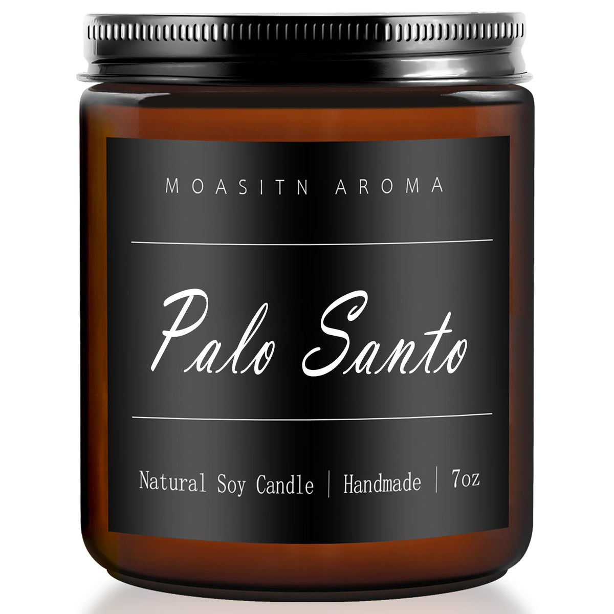 MOASITN vela Palo Santo con cera de soja: aroma intenso para cualquier habitación.