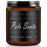 MOASITN vela Palo Santo con cera de soja: aroma intenso para cualquier habitación.