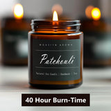 MOASITN Vela Patchouli con mecha de algodón suave facilita una combustión limpia