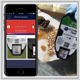 MobileDetect Pouch swab en uso para muestrear superficies con facilidad