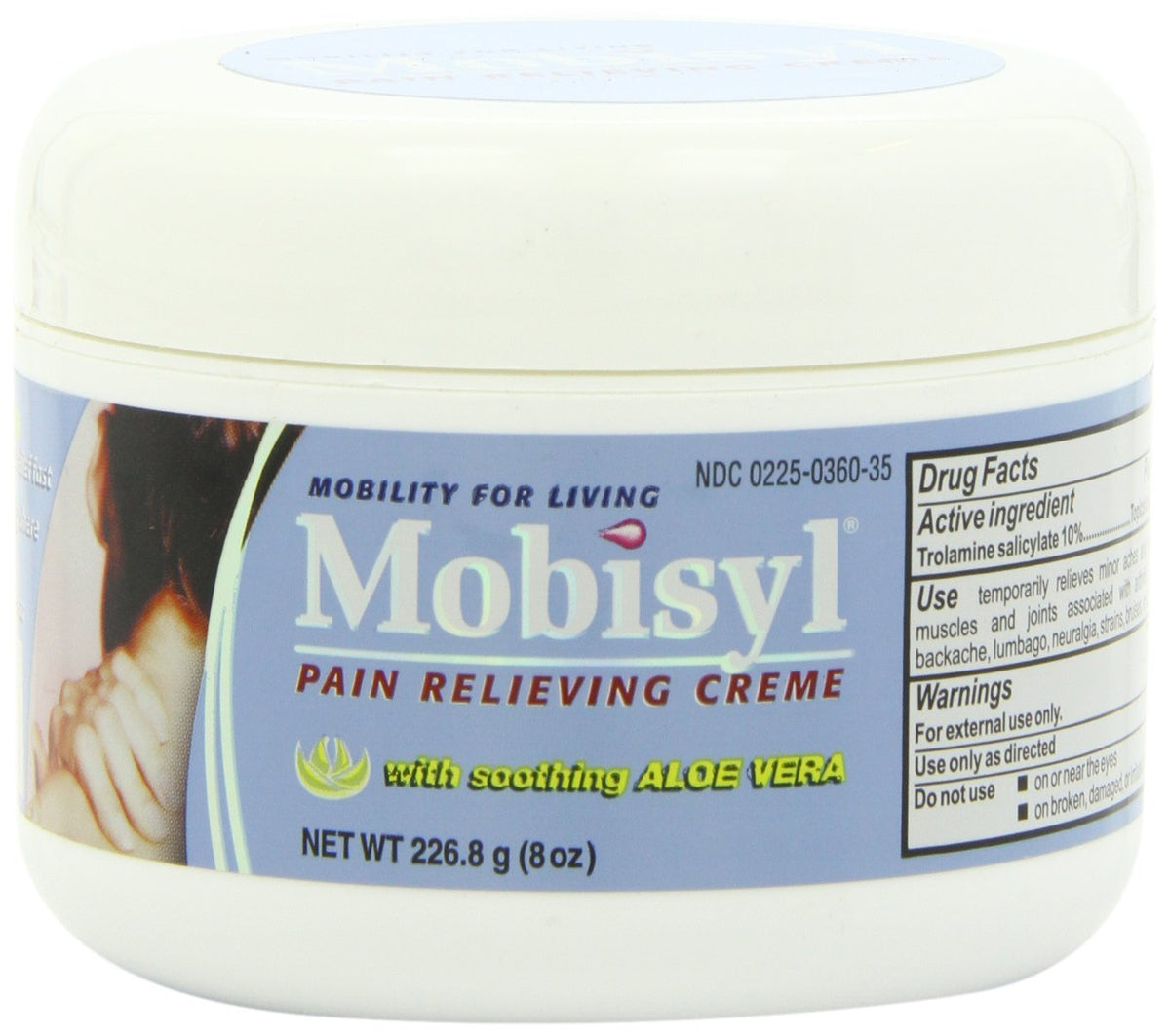 Mobisyl crema alivio muscular de acción suave y penetrante.