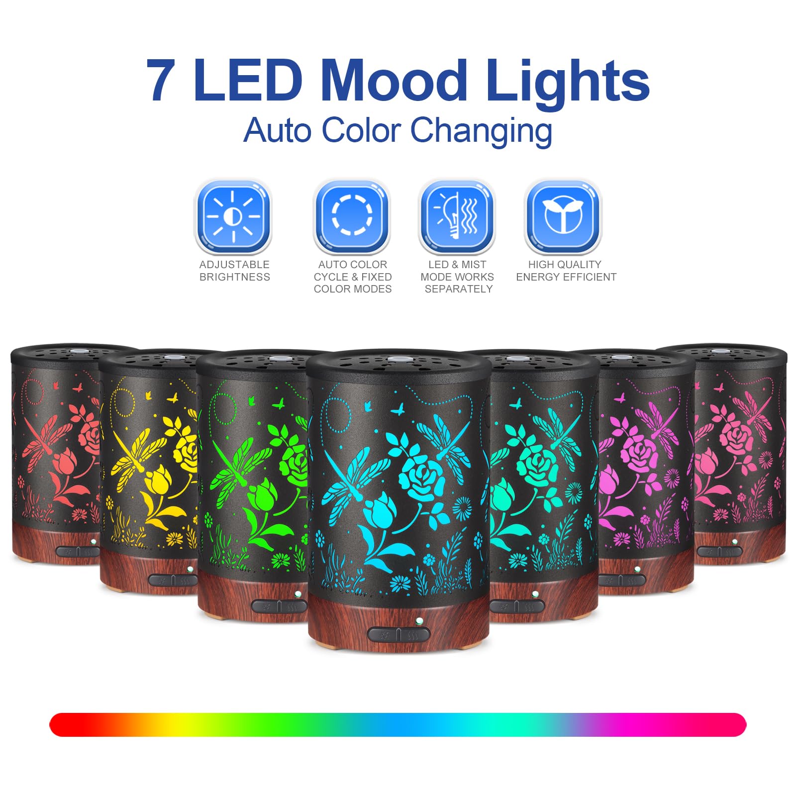 Difusor Mocosa con apagado automático y iluminación suave para tranquilidad