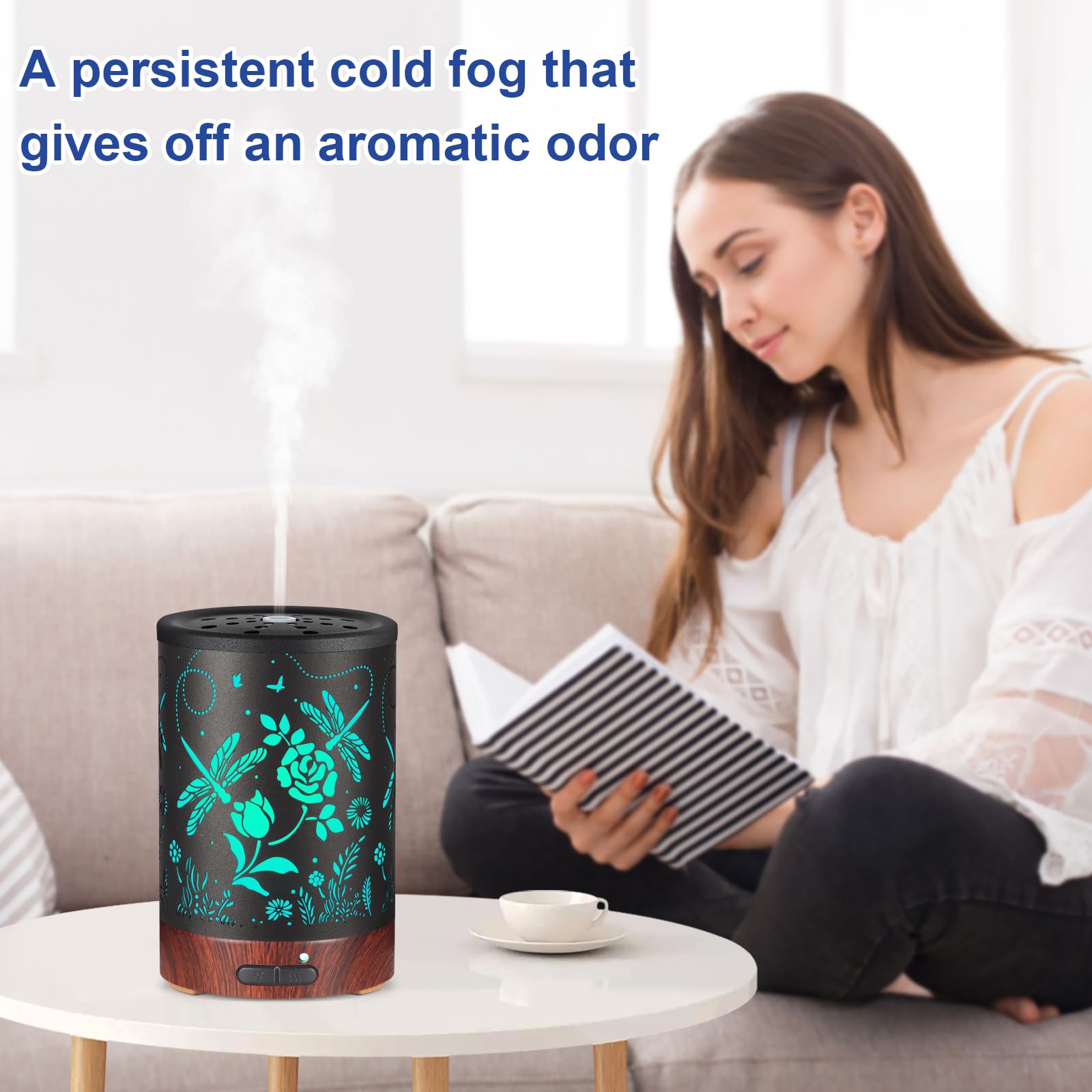 Difusor Mocosa con luz LED relajante para dormitorio y descanso