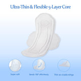 MODAL almohadillas para mujer, empaque-individual-discreto para llevar en la bolsa.
