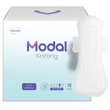MODAL almohadillas nocturnas de flujo pesado con alas para dormir sin irritación